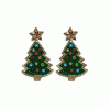 Vestopazzo Orecchini Natale Albero Glitter