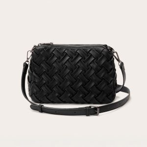 POCHETTE WEAVED NERA