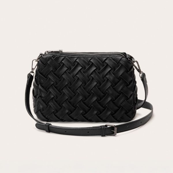 POCHETTE WEAVED NERA