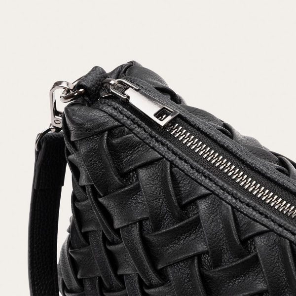 POCHETTE WEAVED NERA